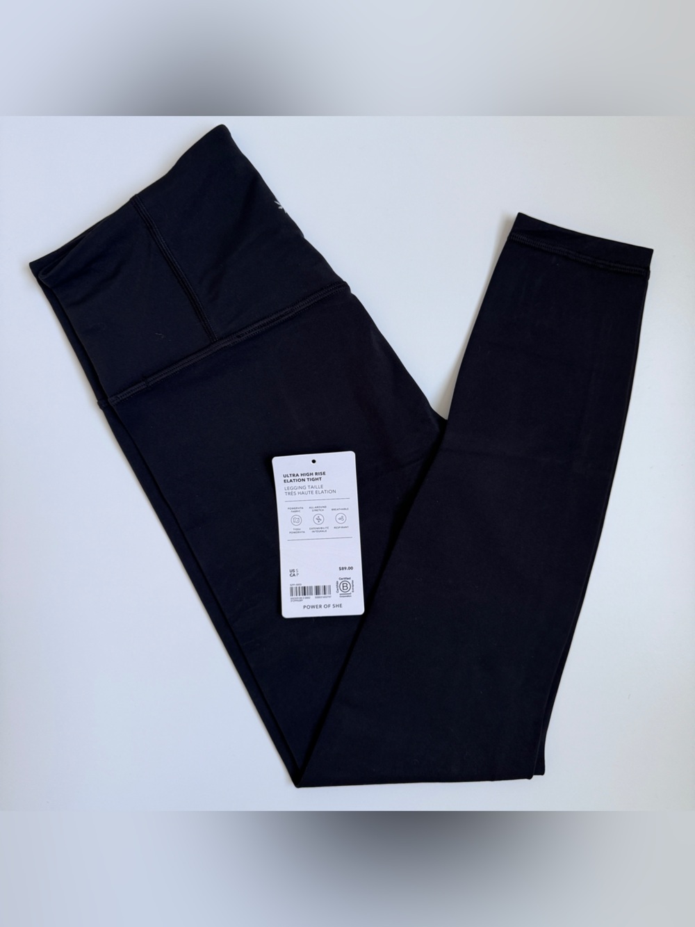 New Athleta Elation Women’s Black Leggings Size Small